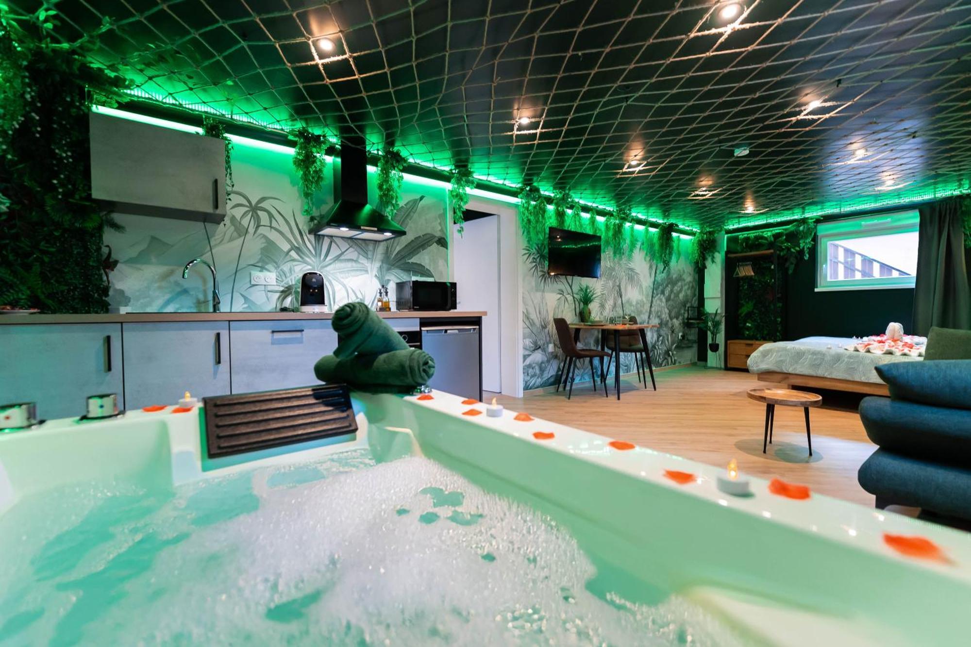 L'Oasis Tropicale, Jacuzzi, Love Room Roppenheim Extérieur photo